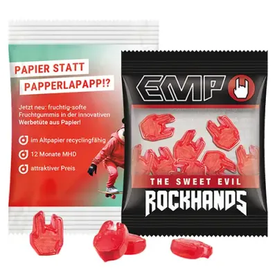 Fruchtgummi Sonderform 15g Fruchtgummi Sonderform 15g inklusive Druck auf der Verpackung als Giveaway
