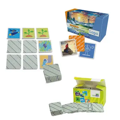 Memory-Spiel Memory-Spiel individuelle bedruckt als Werbegeschenk mit Logo