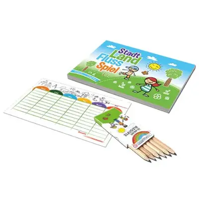 Stadt-Land-Fluss-Set Stadt-Land-Fluss-Set als Werbegeschenk mit Logo