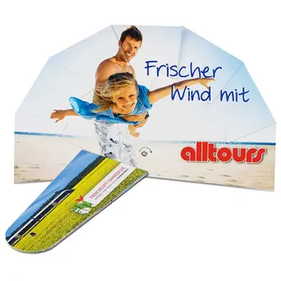 Werbe-Fächer Werbe-Fächer inklusive Druck auf beiden Seiten als Giveaway für Events