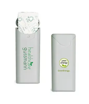 Pflaster »Care-Card® Eco« - 10 Pflaster in kleiner Box mit Druck als Werbegeschenk / Giveaway mit Logo
