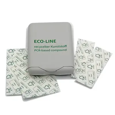 Pflaster VitaCard „Eco“ - Box mit 20 Pflastern inklusive Druck als Werbegeschenk / Giveaway mit Logo