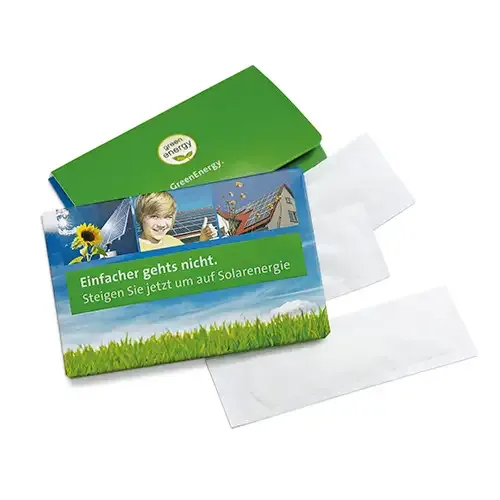 Pflaster »MailCare« (4 Pflaster) inklusive Druck auf der Verpackung als Werbegeschenk / Giveaway mit Logo