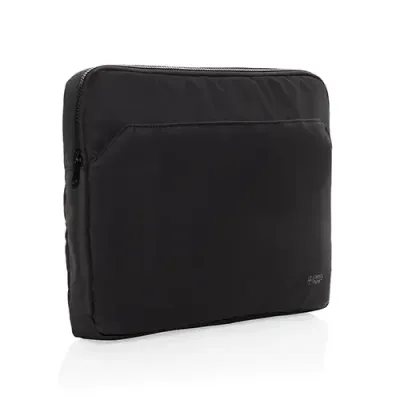 Laptoptasche Swiss Peak AWARE™ in schwarz mit Druck oder Stick als hochwertiger Werbeartikel mit Logo