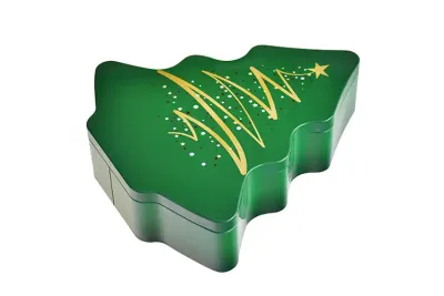 Weihnachtsdose „Zaubertanne“  mit deinem Logo als Weihnachtsgeschenk für Mitarbeitende