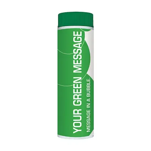 Pustefix Seifenblasen mit deinem Design bedruckt als Werbegeschenk mit Logo für Unternehmen 