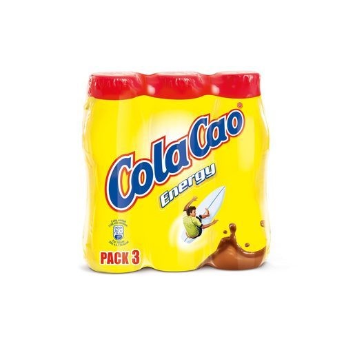 COLACAO batido cacao energy pack 3 botellas 200 ml