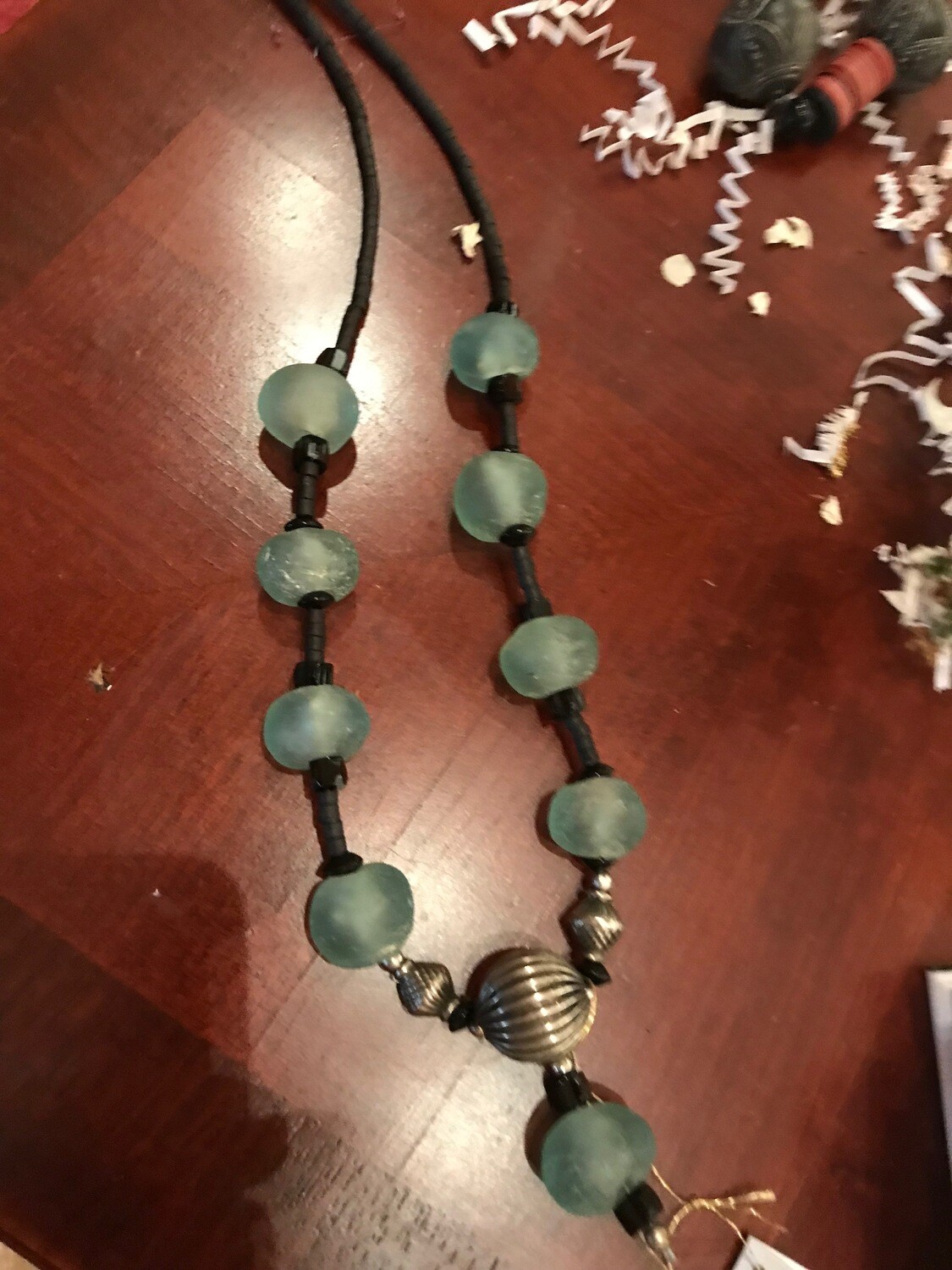 African Trade Bead Necklace - Senegal