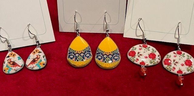 Silk Road Art - Earrings and Necklaces