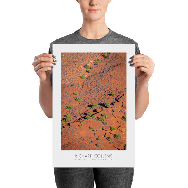 Abstract of the Canyonlands Floor - Richard Collens Ad Poster Abstract of the Canyonlands Floor - Richard Collens Ad Poster