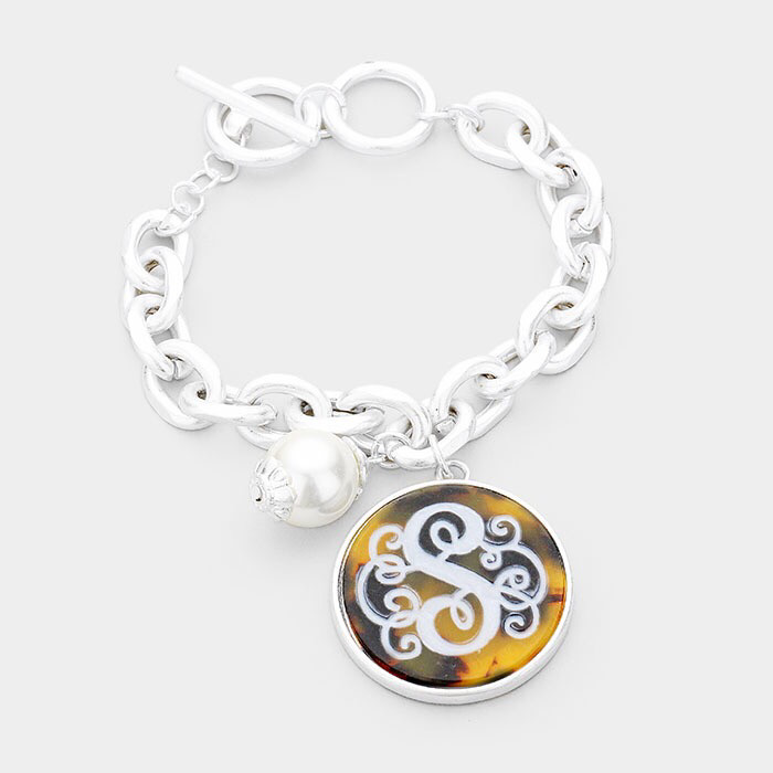 Monogram Pearl Bracelet