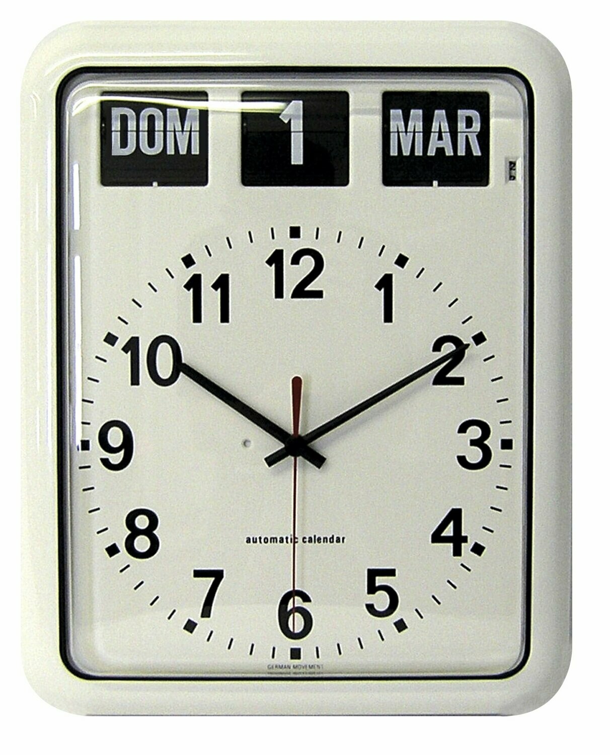Reloj con calendario en español