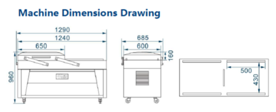 Double Chamber Vacuum Packing Machine