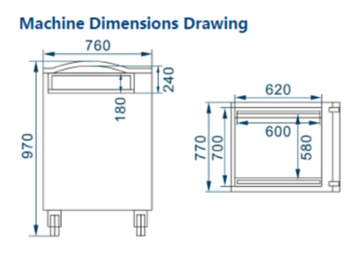 Single Chamber Vacuum Packing Machine