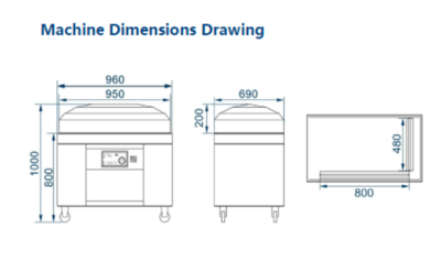 Single Chamber Vacuum Packing Machine