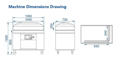 Single Chamber Vacuum Packing Machine