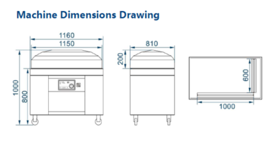 Single Chamber Vacuum Packing Machine