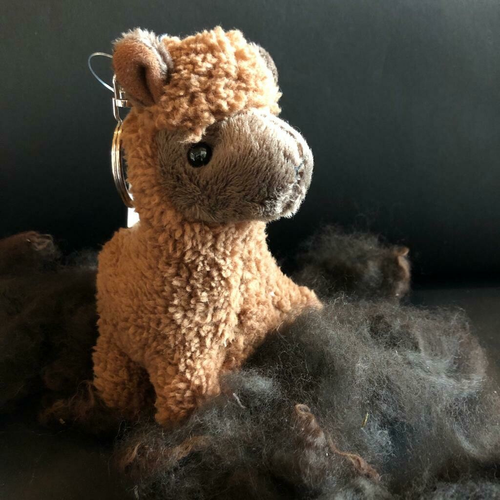 Plüschalpaka Schlüsselanhänger