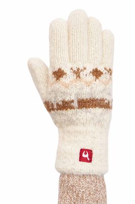 Alpaka Fingerhandschuhe NATURA aus 100% Alpaka Superfine weiss