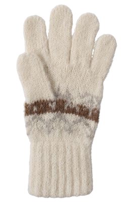 Alpaka Fingerhandschuhe NATURA aus 100% Alpaka Superfine weiss