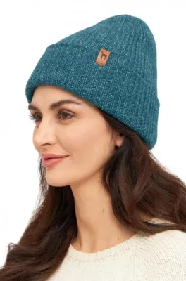 Alpaka Mütze PACA aus Baby Alpaka-Merino-Mix ultramarin