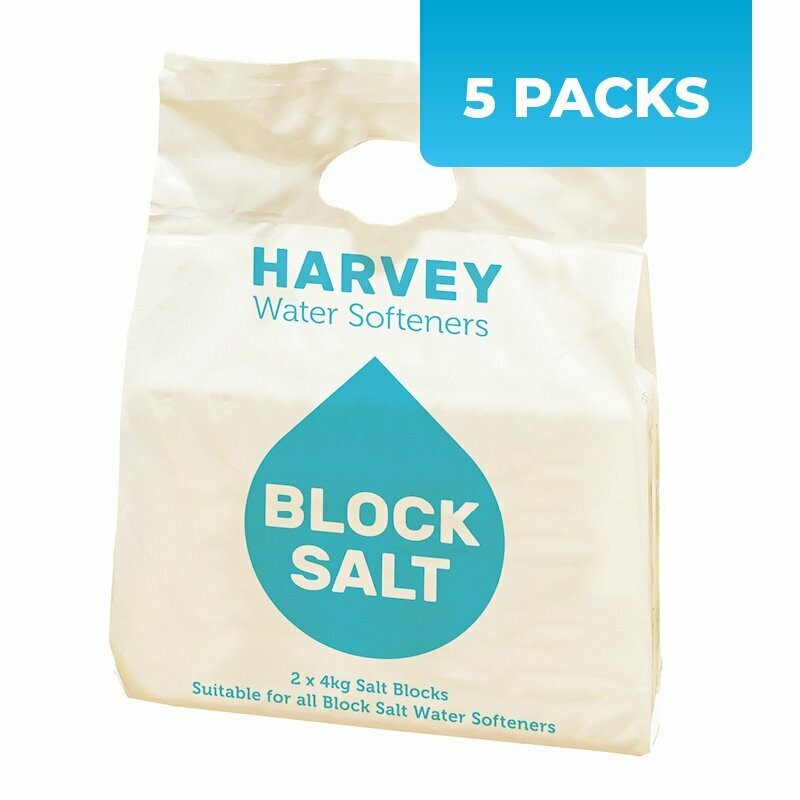 Block Salt (2 x 4kg blocks) - 5 Packs Delivered