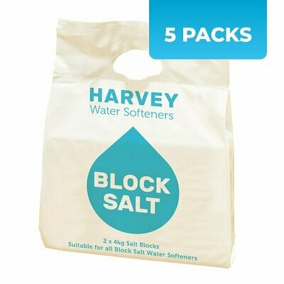 Block Salt (2 x 4kg blocks) - 5 Packs Delivered