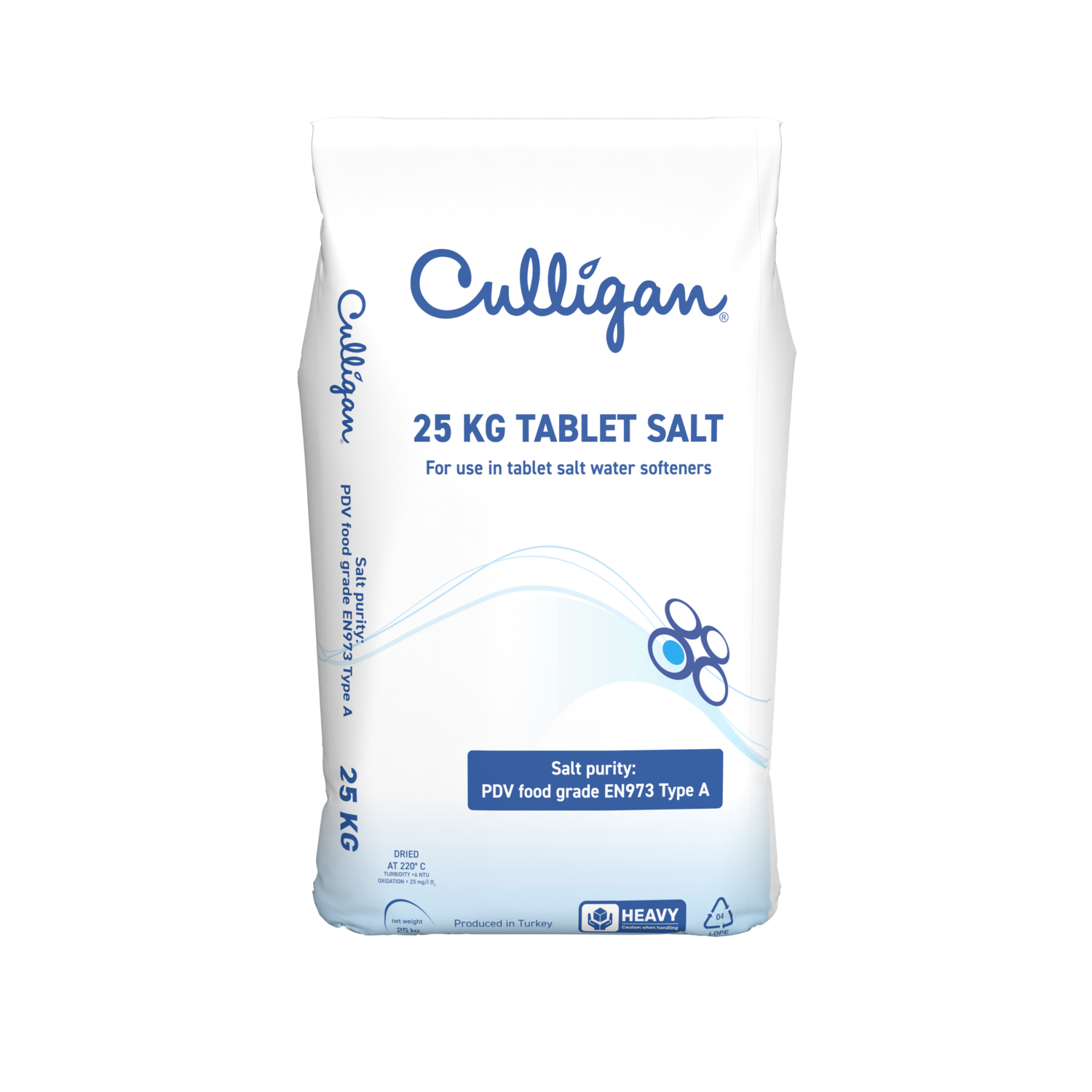 Tablet Salt 25kg - 5 packs delivered
