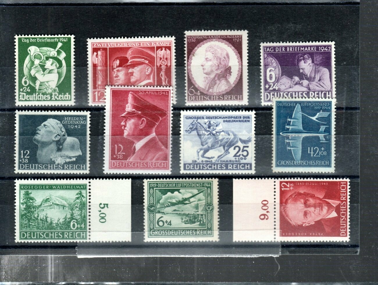 Lot de timbres poste Allemagne Nazie - Neufs sans charnières -