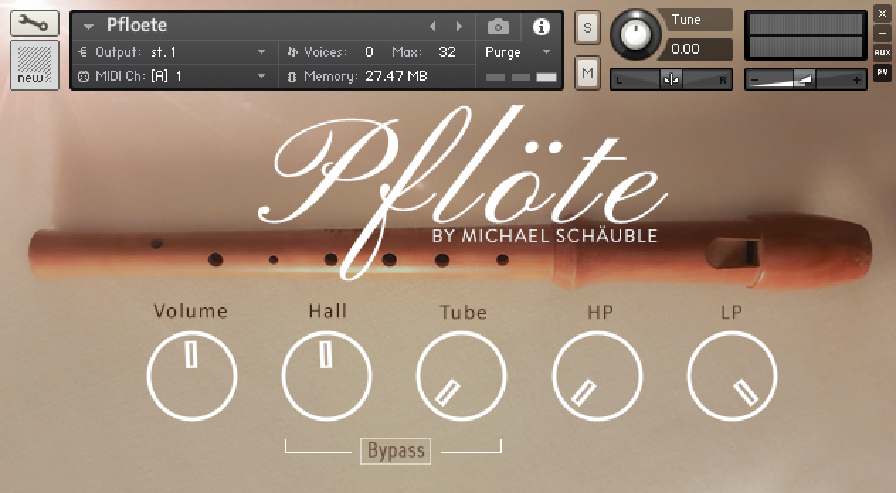 Pflöte - Blockflöte by Michael Schäuble (StageDive Records) - KONTAKT Instrument