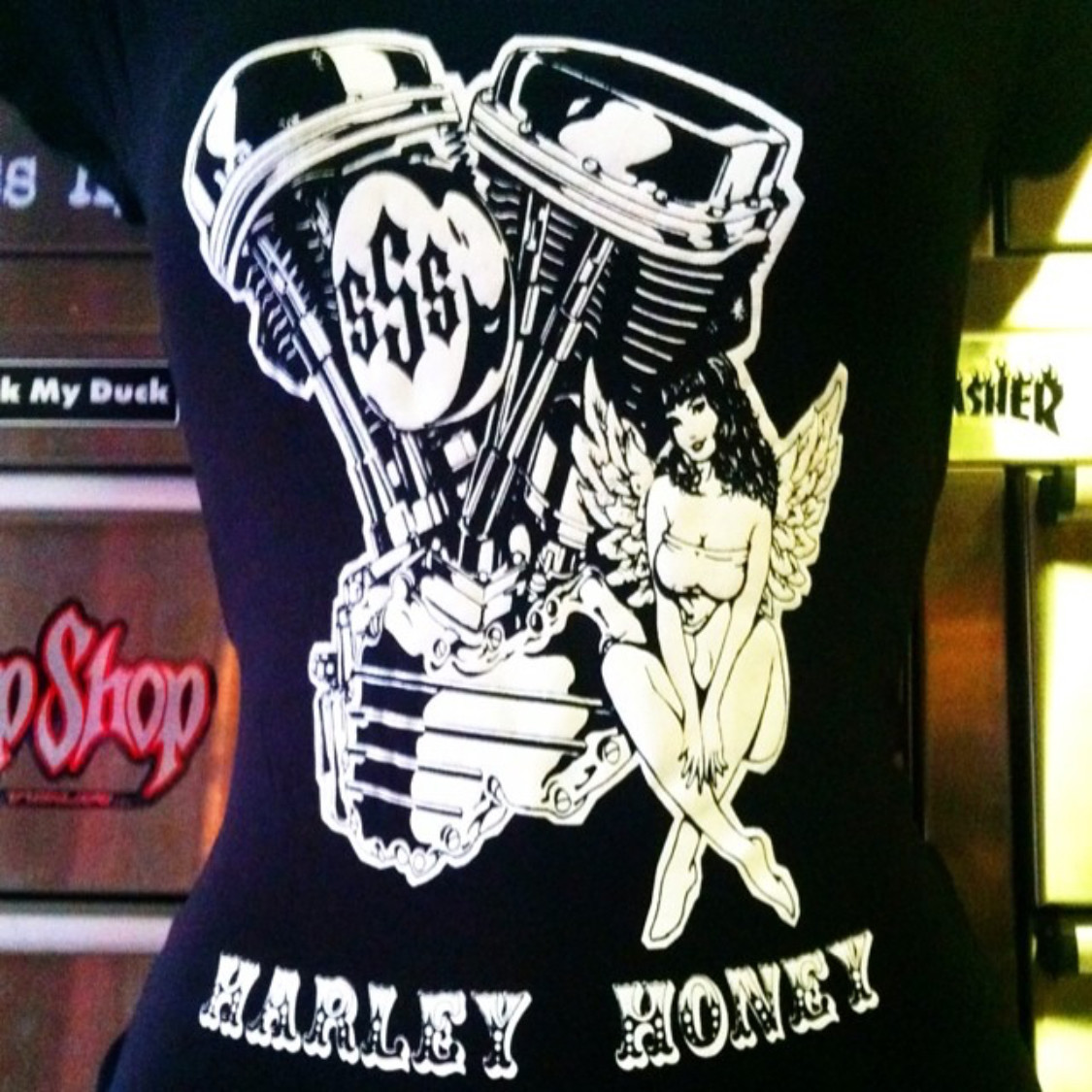 Harley Honey, Women's V-Neck...