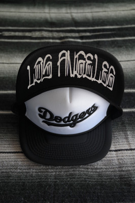 Black/White Dodgers, Los Angeles Hat (SnapBack)... 