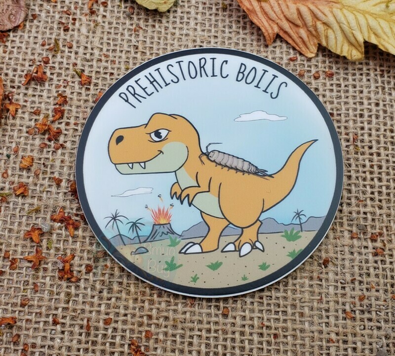 Prehistoric boiis sticker
