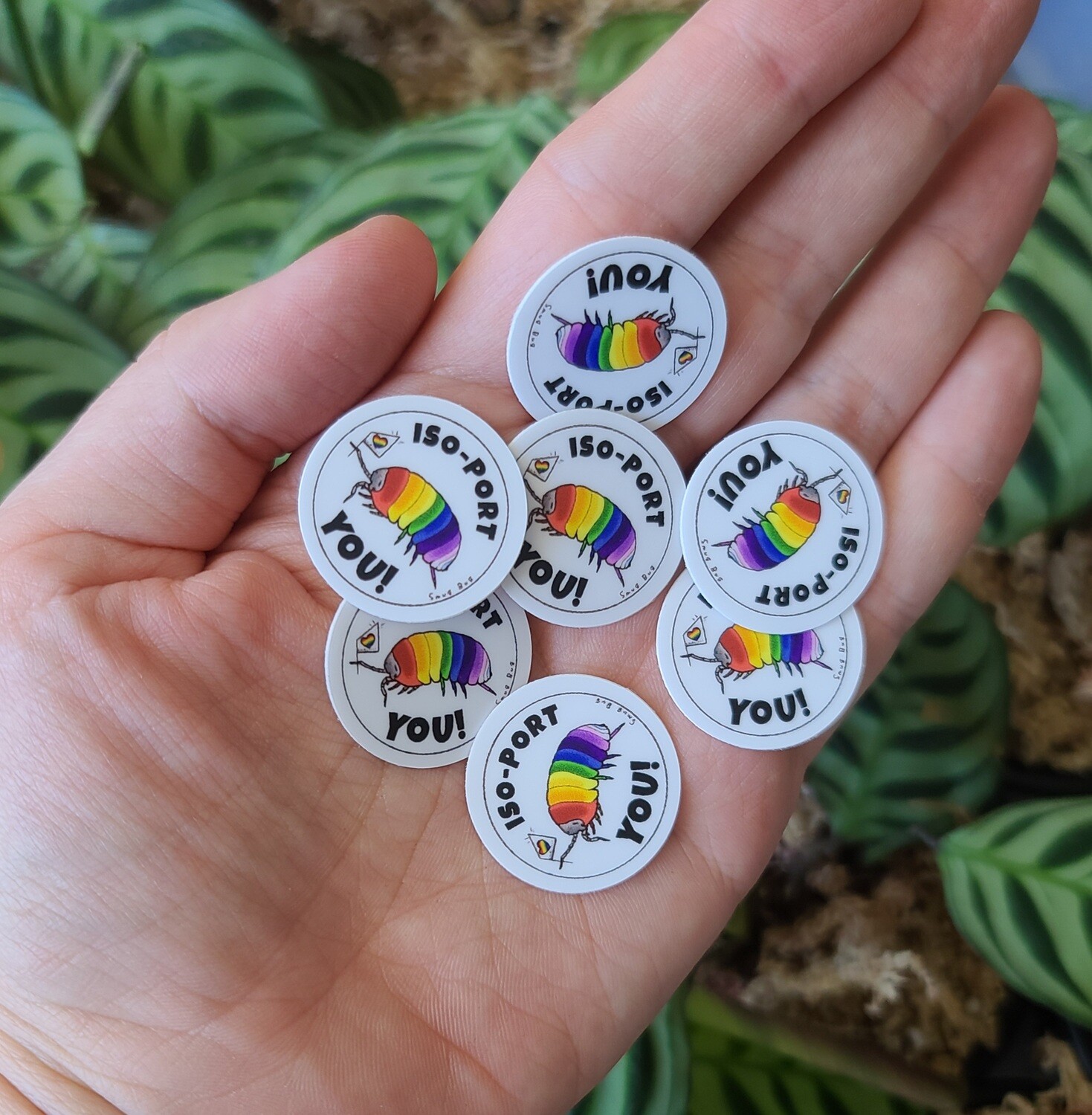 Iso-Port You Sticker 1&quot;x1&quot;