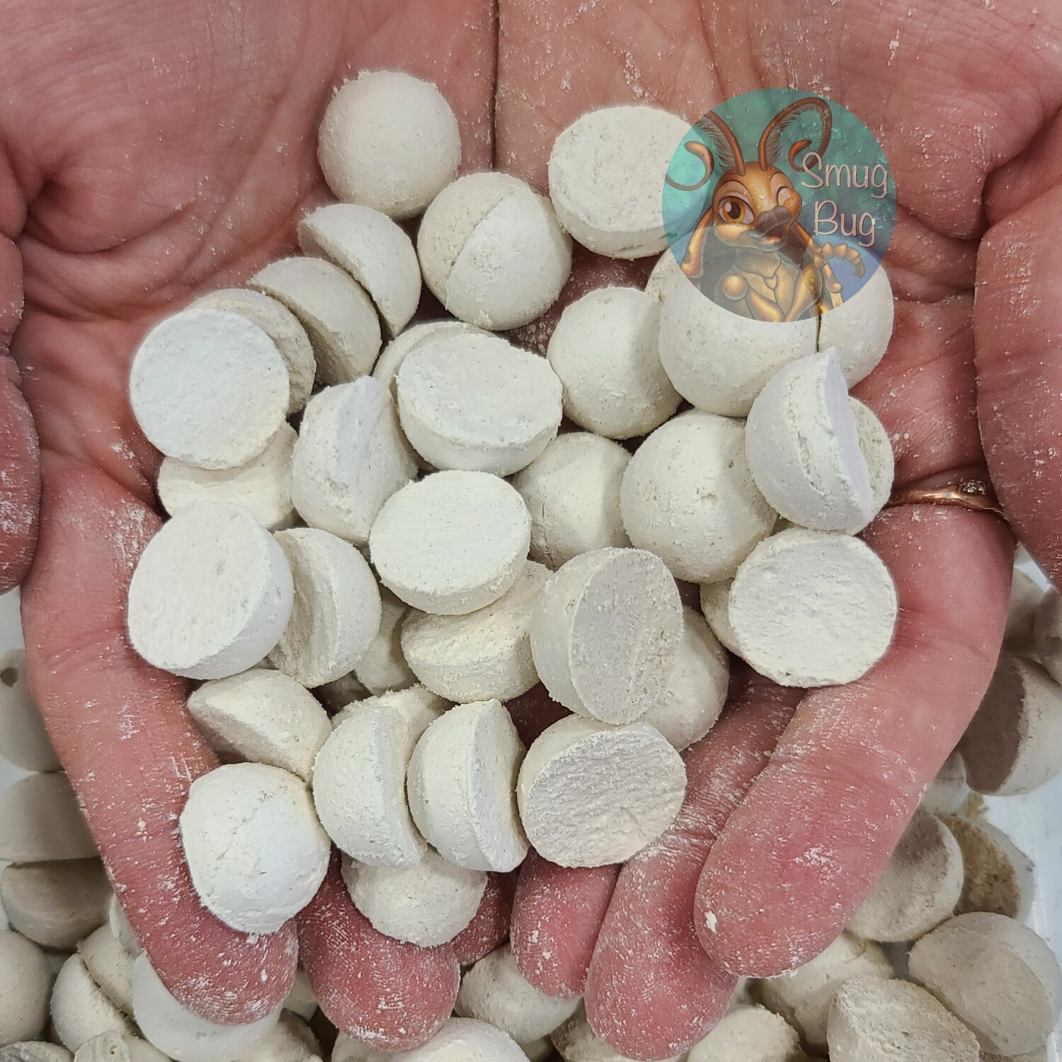 Calcium Buttons (size large), 4oz Bag: Unflavored