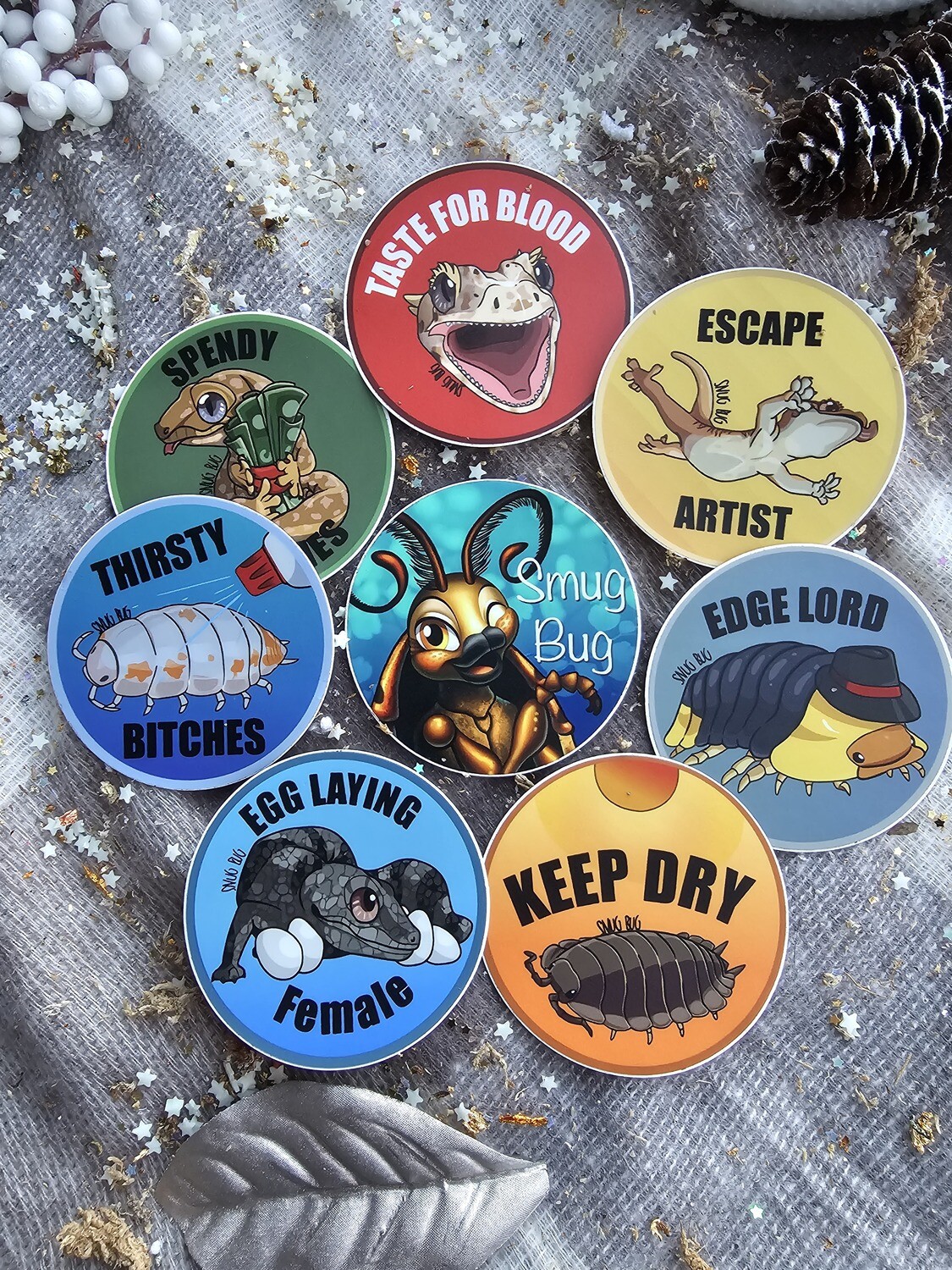 Care sticker set