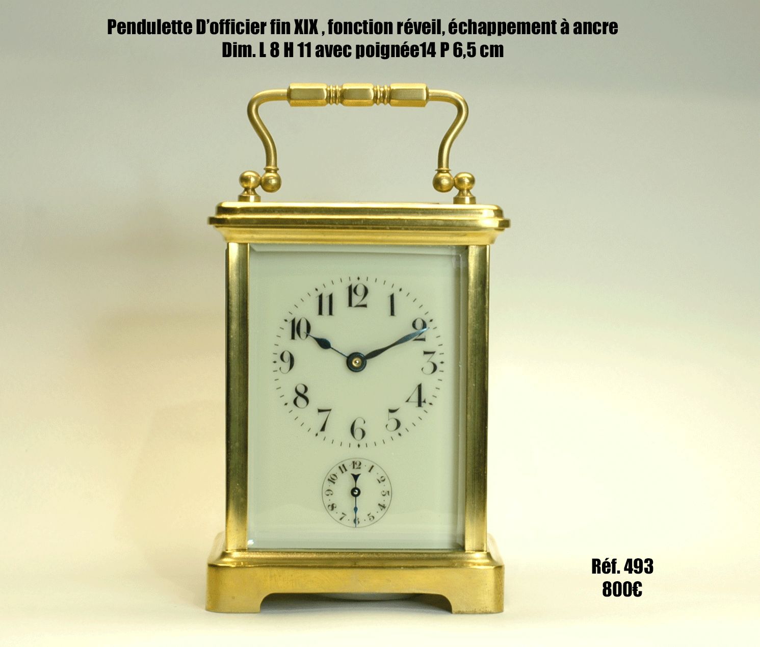 Pendulette D'Officier