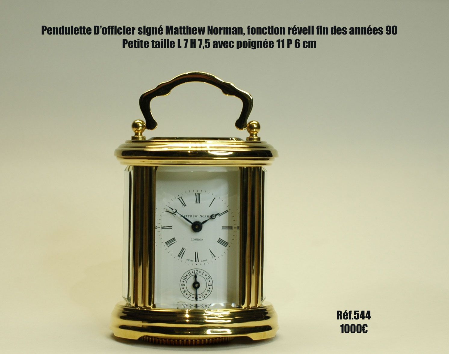 Pendulette D'Officier
