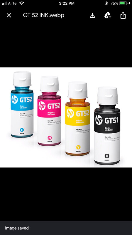 Hp GT 51/52 Hp 5810 5820 Ink 