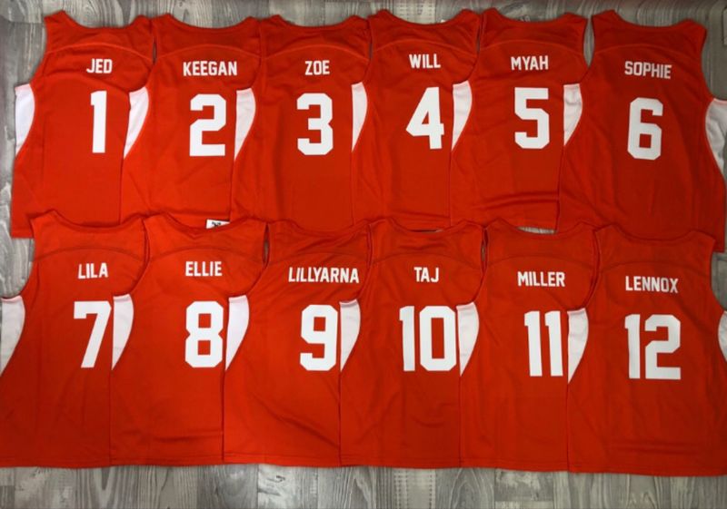 12 Pack sports jerseys printed