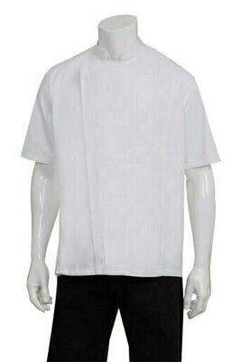 Chefworks Cannes Press Stud White Chef Jacket Chefworks Cannes Press Stud White Chef Jacket