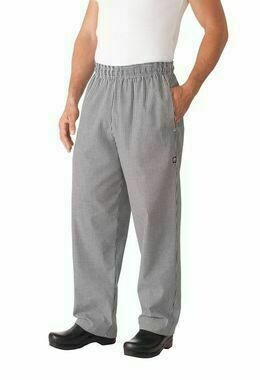 Chefworks Small Check Baggy Chef Pants Chefworks Small Check Baggy Chef Pants