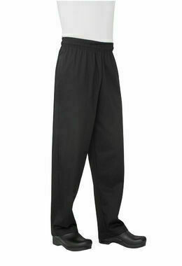 Chefworks Black Baggy Chef Pants Chefworks Black Baggy Chef Pants