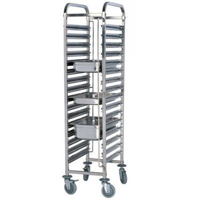 ICE 15 Tier S/S Trolley Square Tube - TRS0015 ICE 15 Tier S/S Trolley Square Tube - TRS0015