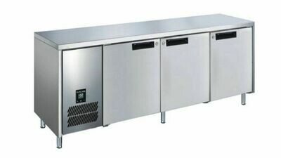 Glacian Slimline 3 Door S/S Underbench Fridge Glacian Slimline 3 Door S/S Underbench Fridge