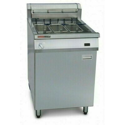 Austheat Electric Single Tank 3 Basket Fryer Rapid Recovery 39Lt Austheat Electric Single Tank 3 Basket Fryer Rapid Recovery 39Lt