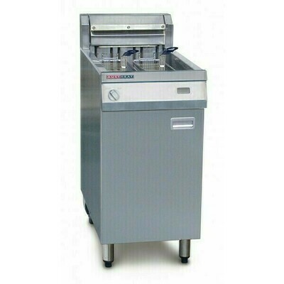 Austheat Electric Single Tank 2 Basket Fryer 29Lt Austheat Electric Single Tank 2 Basket Fryer 29Lt