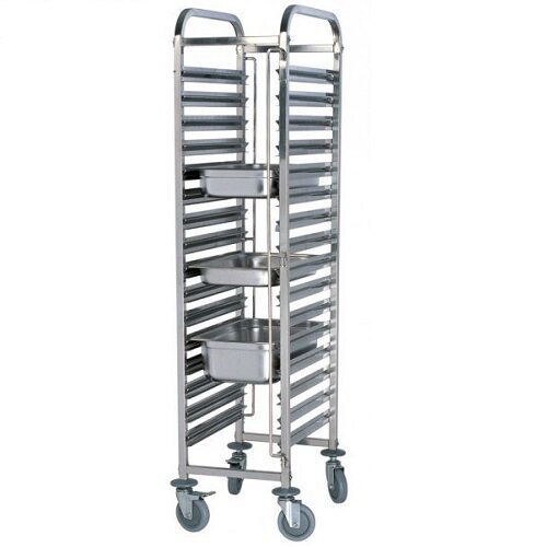 ICE 15 Tier S/S Trolley Square Tube - TRS0015 ICE 15 Tier S/S Trolley Square Tube - TRS0015