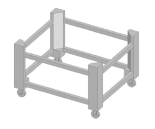 Italforni Tunnel Stone Conveyor Oven Stand To Suit TSA Italforni Tunnel Stone Conveyor Oven Stand To Suit TSA