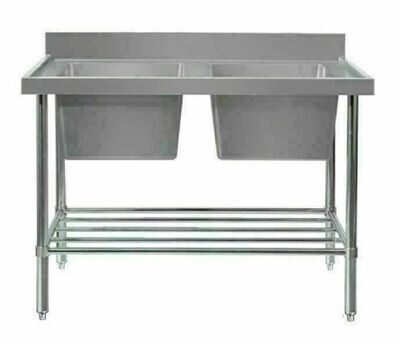 Double Sink Bench - W1800 x D600 x H900 Double Sink Bench - W1800 x D600 x H900